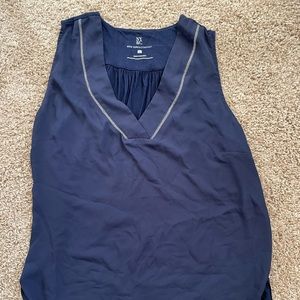 Navy New York and Company tank with silver accents